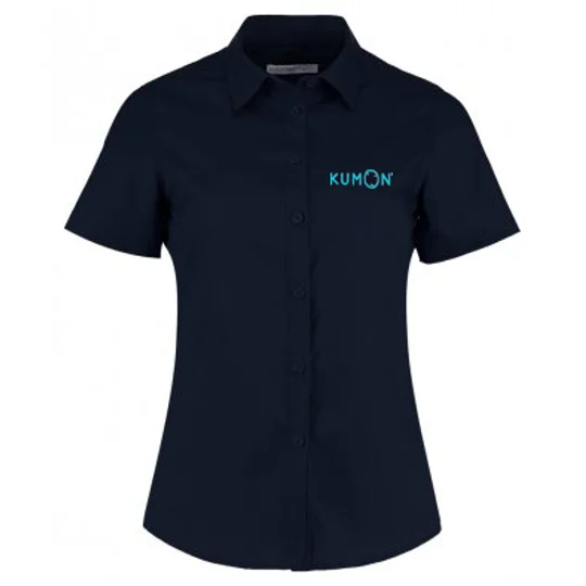 KUMON Ladies Dress Shirt - Navy