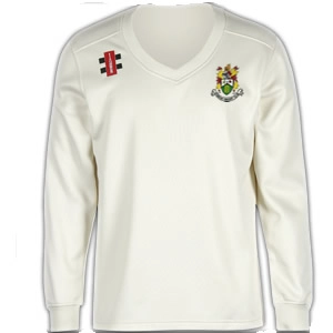 Hanham CC Velocity L/S Sweater - Gray Nicolls