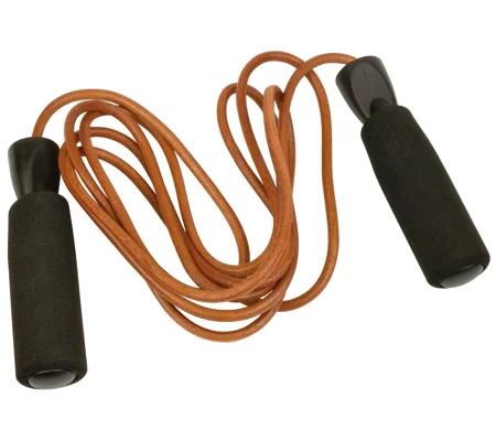 Urban Fitness 2.7m Leather Jump Rope