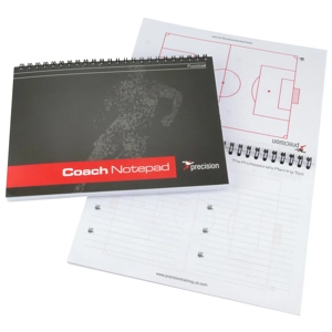 Precision A6 Football Pro-Coach Notepad Pack 6