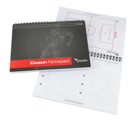 Precision A6 Football Pro-Coach Notepad Pack 6