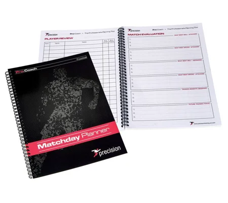 Precision A4 Football Match Day Planner Single
