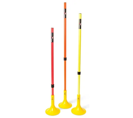 Precision Telescopic Boundary Poles Set of 12