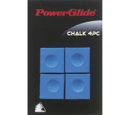 Powerglide Snooker Chalk 4 Pack