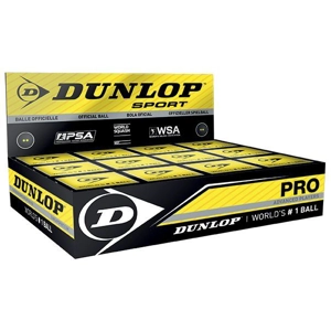 Dunlop Pro Squash Balls (1 Ball Box 12)