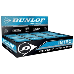 Dunlop Intro Squash Balls 1 Ball Box 12