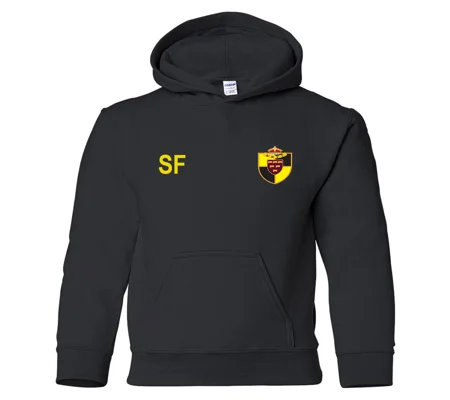 JUNIOR KEYNSHAM RFC BLACK GILDAN HOODIE