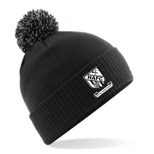 Hanham Athletic Bobble Hat - Black