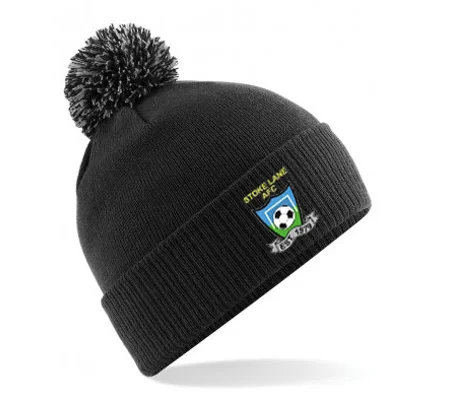 Stoke Lane AFC Bobble Hat - Black