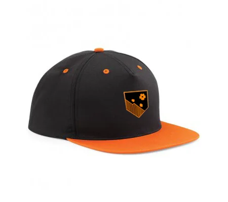 Tytherington Rocks FC Snapback Cap - Black/Orange