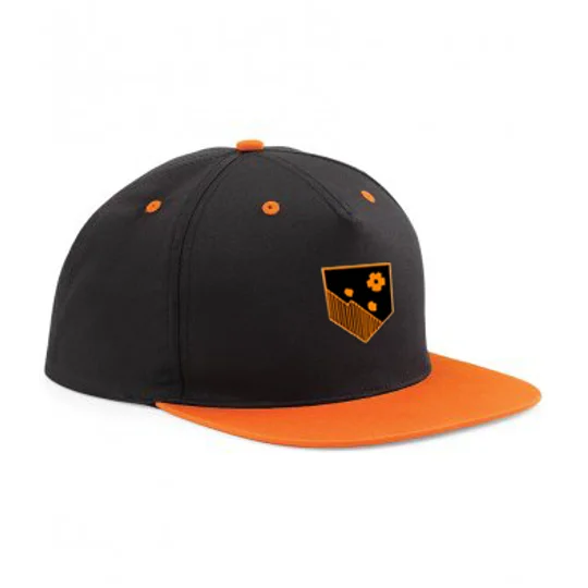 Tytherington Rocks FC Snapback Cap - Black/Orange