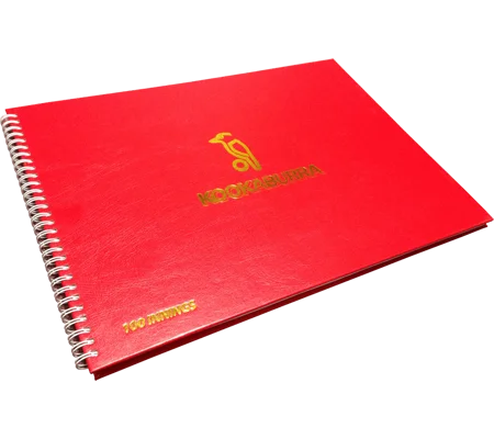 Kookaburra Scorebook W/bound - 100 INNS