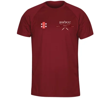 BWIPCC Gray Nicolls Maroon Matrix T-Shirt