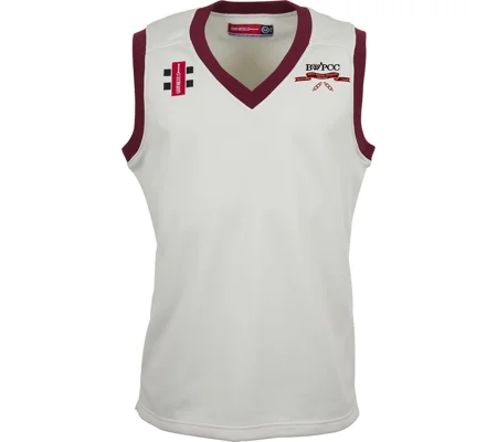 BWIPCC Gray Nicolls Sleeveless Velocity Slipover - Maroon Trim