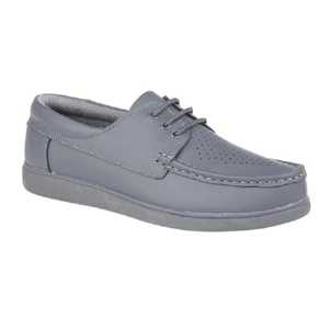 Dek LAWN Lace-Up Bowls Shoe - Grey