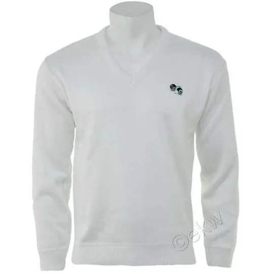 Bowls Logo Pullover - White