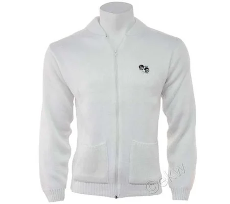 Bowls Logo Zipper - White