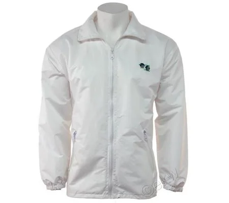 Unisex Bowls Mesh Lined Jacket - White