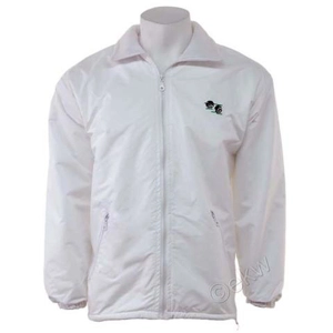 Unisex Bowls Fleece Lined Jacket - White