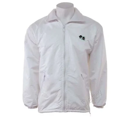Unisex Bowls Fleece Lined Jacket - White