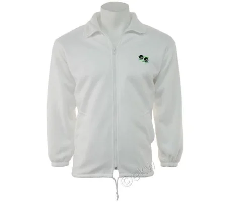 Bowls Polar Fleece Jacket Unisex - White