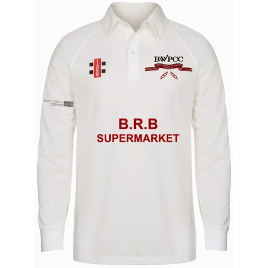 BWIPCC Gray Nicolls Matrix Long Sleeve Shirt - Ivory