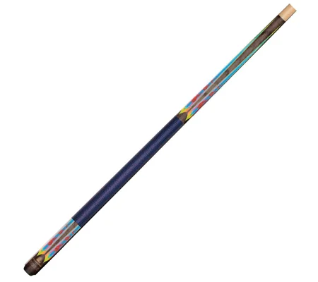Powerglide Psychedelic Pool Cue - Tip Size 10mm