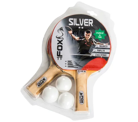 Fox TT Silver 2 Player Table Tennis Set