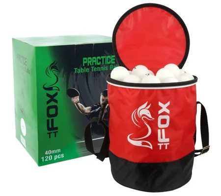 Fox TT Practice Table Tennis Balls & Bag (Pack of 120)
