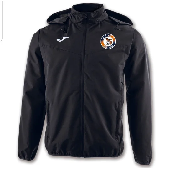 BSYFC Joma Bremen Rain Jacket - Black