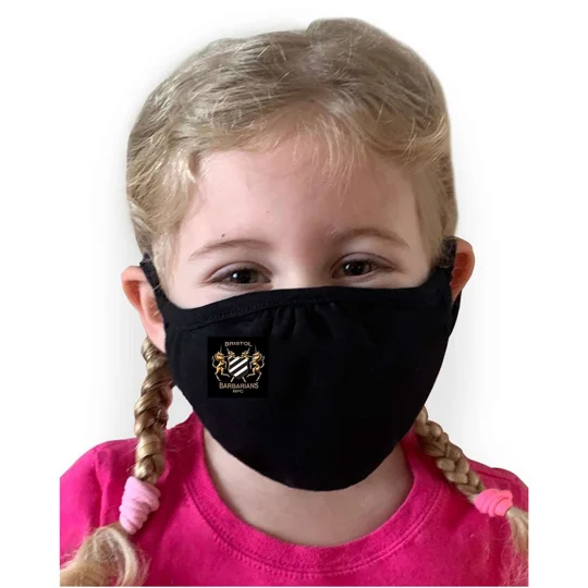 Bristol Barbarians RFC Gildan Childs Mask - Black