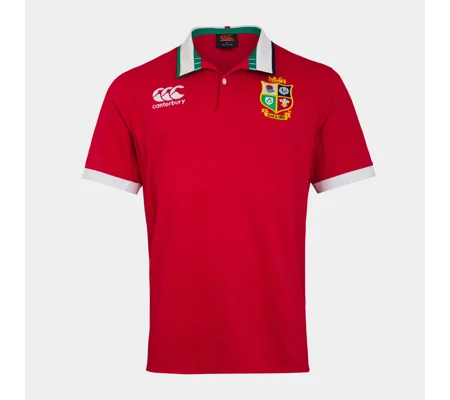 Canterbury Lions Mens Red Short Sleeve Classic Jersey