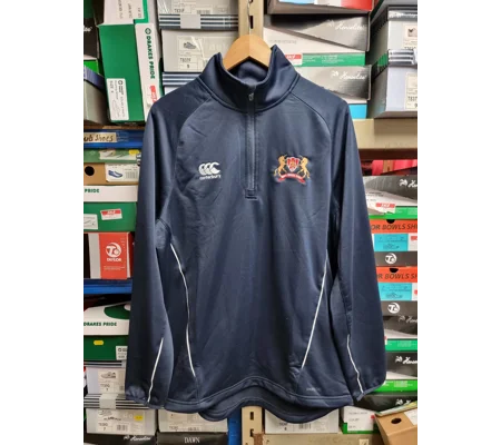 *Clearance Bristol Ref Society Canterbury Team 1/4 Zip Navy - Large