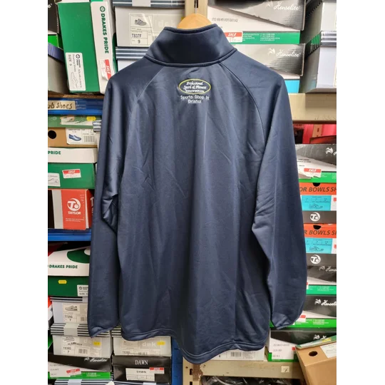*Clearance Bristol Ref Society Canterbury Team 1/4 Zip Navy - Large