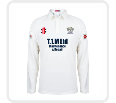 Patchway CC Gray Nicolls Matrix V2 L/S - Ivory Trim
