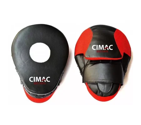 Cimac Curved Focus Mitts - Black/Red