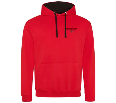 Bitton AFC Adults Hoodie - Red/Black