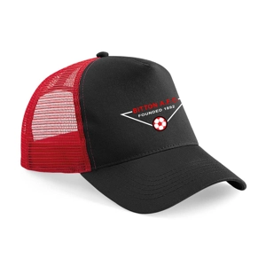Bitton AFC Trucker Baseball Cap Adults - Black/Red