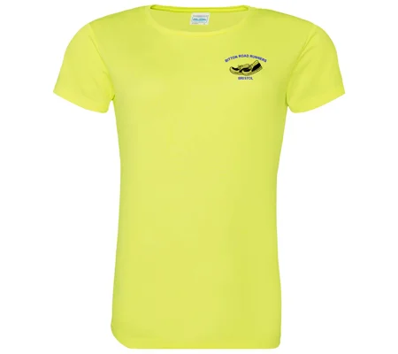Bitton Road Runners T-Shirt Ladies - Yellow
