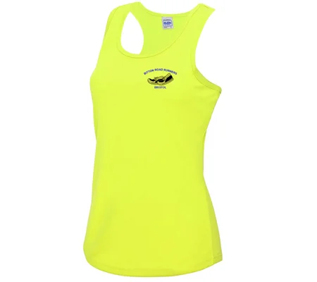 Bitton Road Runners Ladies Vest - Yellow