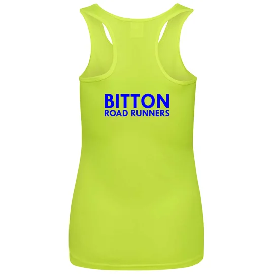 Bitton Road Runners Ladies Vest - Yellow