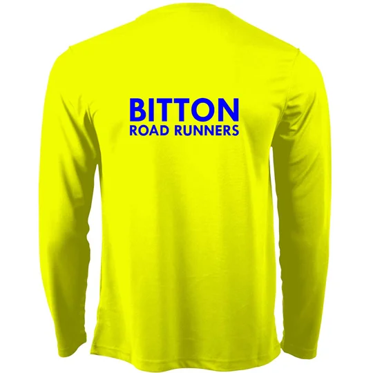 Bitton Road Runners L/S T-Shirt Adults - Yellow