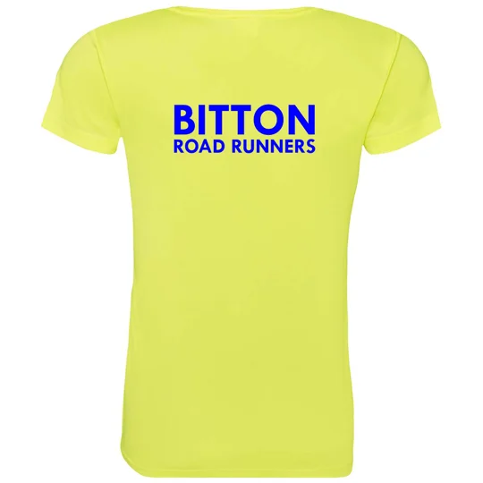 Bitton Road Runners T-Shirt Ladies - Yellow