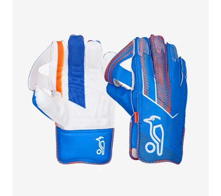 Kookaburra LC 3.0 Wicket Keeping Gloves - Blue/Orange