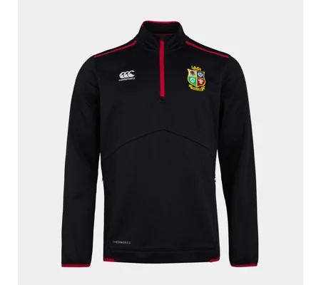 Canterbury 2021 Lions Mens 1/4 Zip Fleece - Black