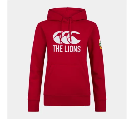 Canterbury Lions Ladies Hoodie - Red