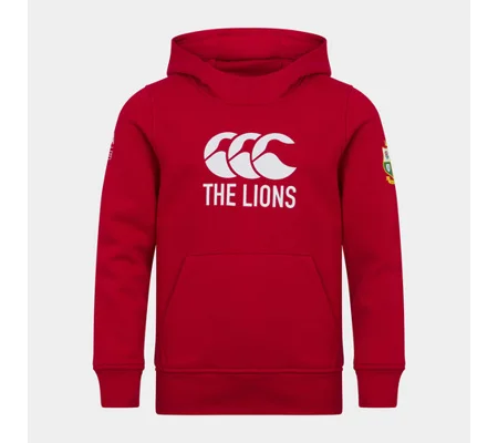 Canterbury Lions Junior Hoodie - Red