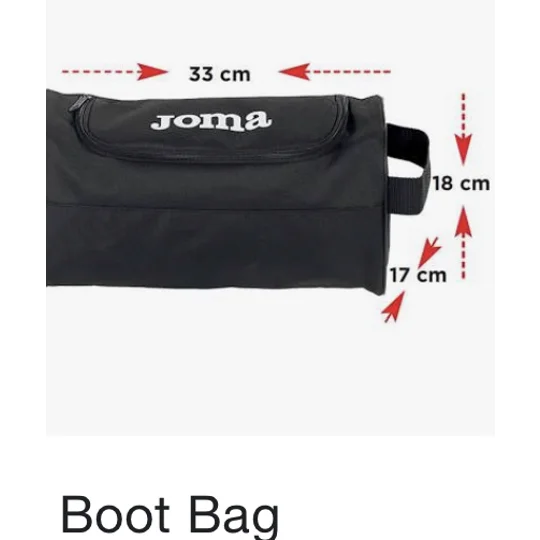 BSYFC Joma Boot Bag - Black