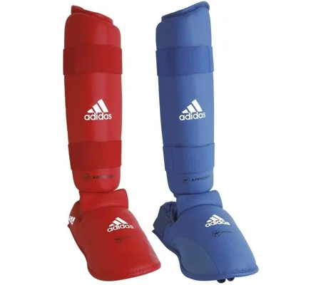 ADIDAS WKF SHIN AND REMOVABLE INSTEP PADS