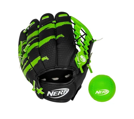 Nerf Baseball Glove & Ball Set